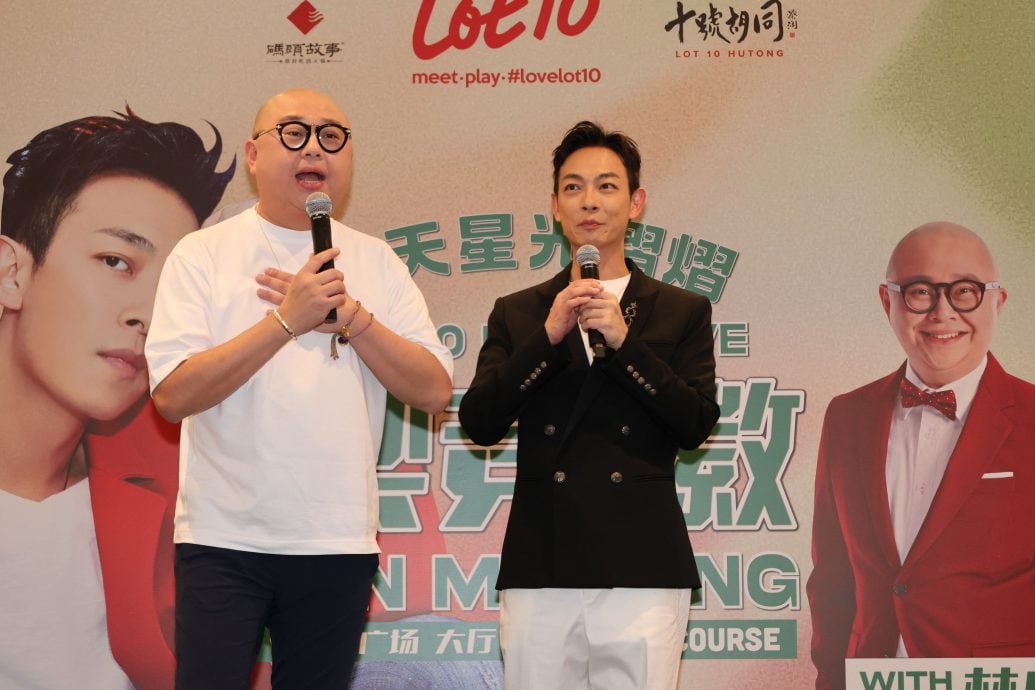 梁竞徽首来马办见面会 陈山聪惊喜现身惹尖叫	