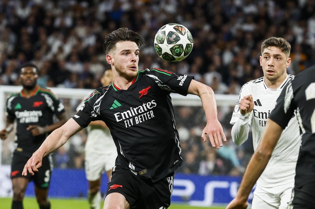 欧冠杯8强|首回合2球（次回合掌控大局）  赖斯无愧枪手头号英雄