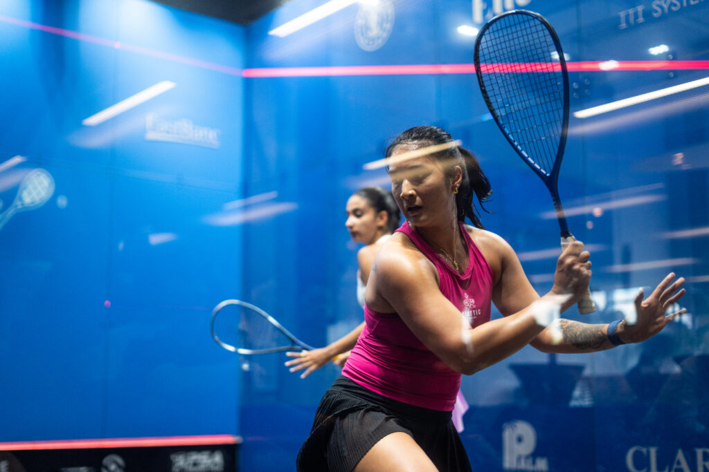 火焰壁球赛|8次交锋首胜埃及世界第8名将  （蕾切尔）携手伍恩佑闯决赛