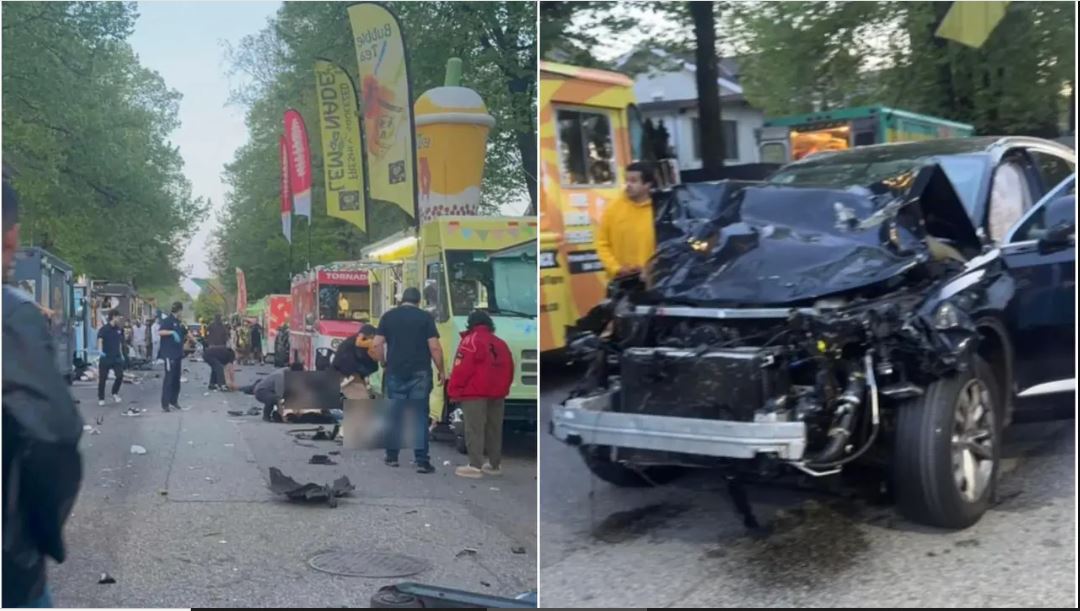 看世界)加拿大温哥华汽车冲撞人群 致多人死伤