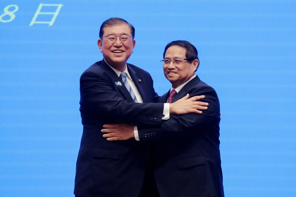 石破茂访越 日越承诺支持自由贸易