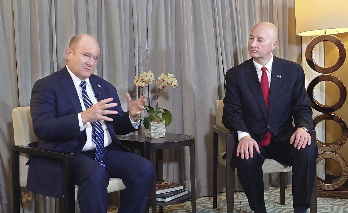 美跨党派参议员访台 宣示续助台自卫