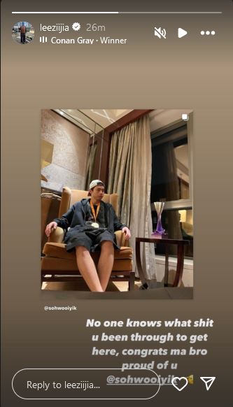 羽球亚锦赛|李梓嘉为兄弟苏伟译感自豪 “没人知道你夺冠经历了什么”