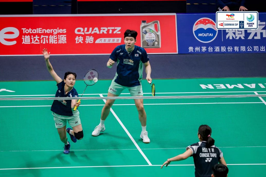 苏迪曼杯 | 韩混双世冠再搭档  蔡侑玎：携手徐承宰征战觉得很好