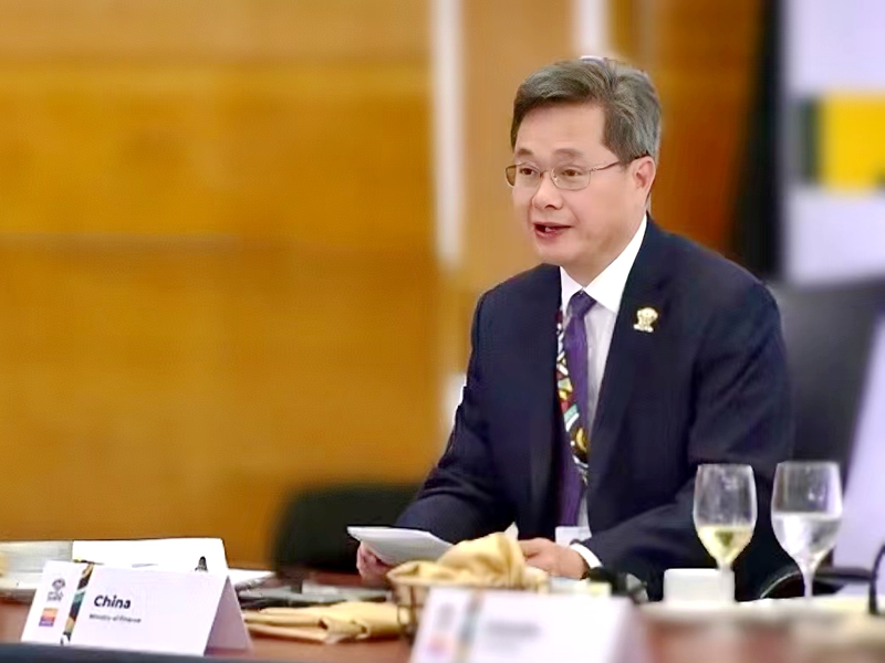 蓝佛安在美出席会议：中国主张通过平等对话解决关税争议