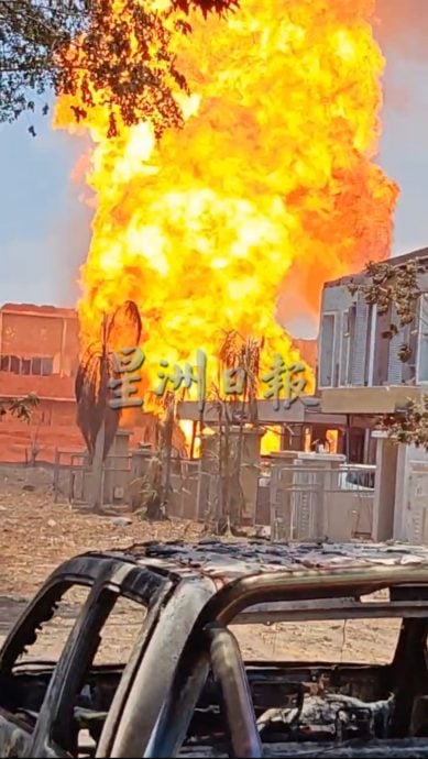 视频|布特拉高原气爆|志消近距离记录烈焰冲天 家园面目全非 如置身末日