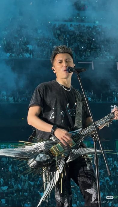 谢霆锋儿子现身观众席 Lucas大方灿笑Quintus害羞