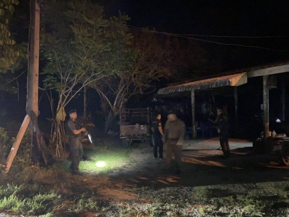 遭人暗中袭击 6人屋前用餐中鎗