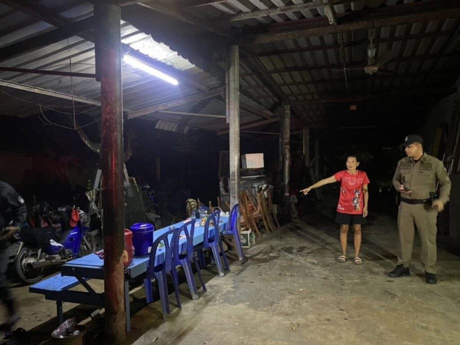 遭人暗中袭击 6人屋前用餐中鎗