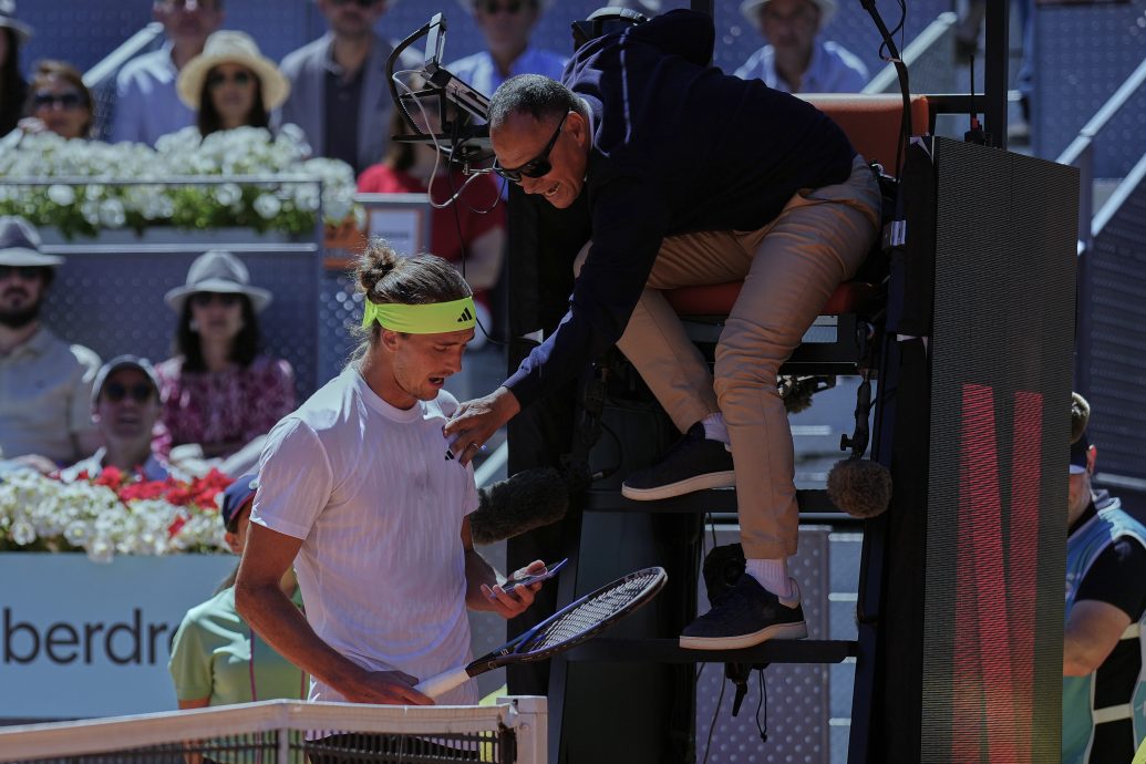 马德里网球赛|卢布列夫卫冕路遭非种子终结  兹沃列夫争议中艰难闯16强