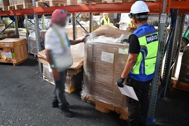 （大北马）未持合法进口准证  1吨卡拉胶被扣查