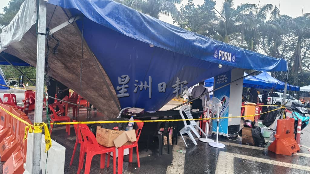 雷雨突袭 布特拉高原气爆指挥中心设施受损