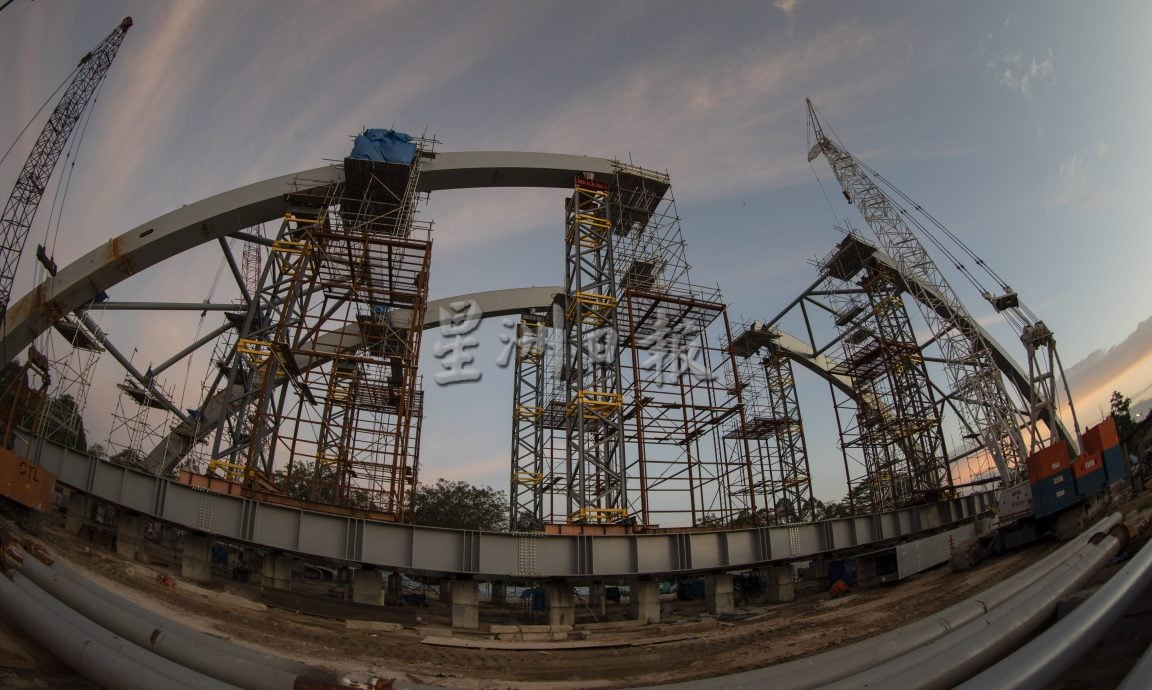 星角摄：哥打丁宜第二高架大桥