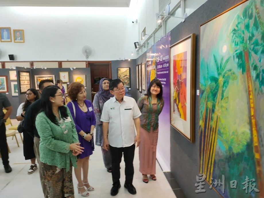 (大北馬)WCC慈善藝術展 即日起至27日在檳立法議會展廳
