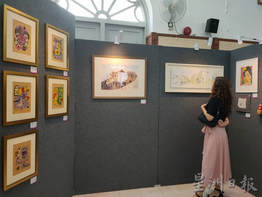 (大北馬)WCC慈善藝術展 即日起至27日在檳立法議會展廳