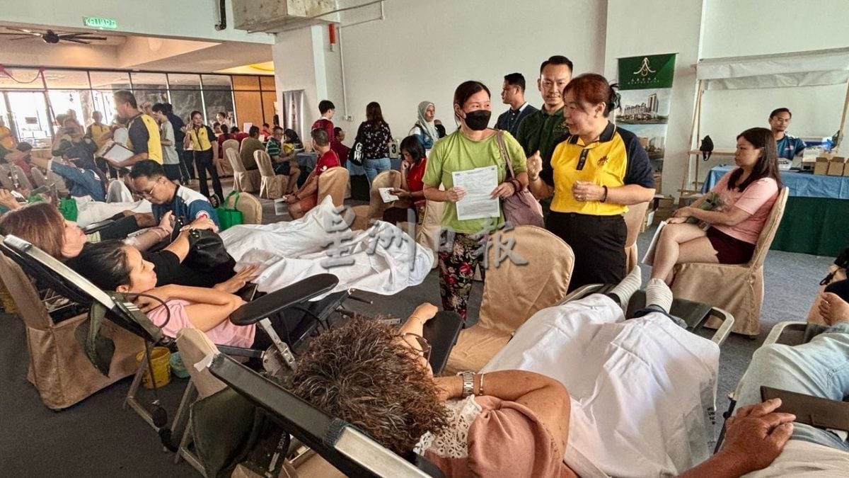 供星洲网:国际佛光会马来西亚中马协会芙蓉分会主办“把爱传下去”捐血运动