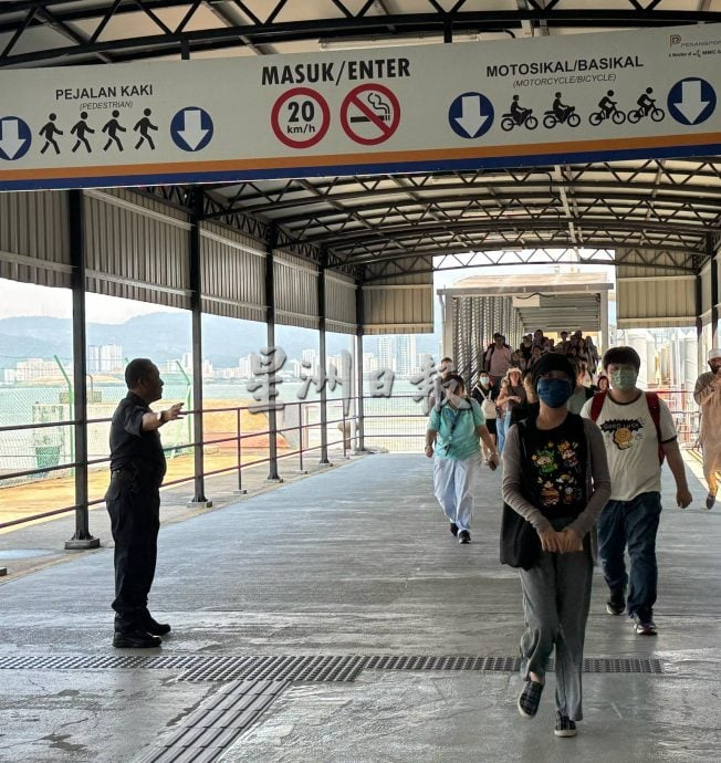 (大北马)槟城新渡轮今日达成载客量500万人次的目标。