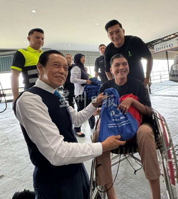 (大北马)槟城新渡轮今日达成载客量500万人次的目标。