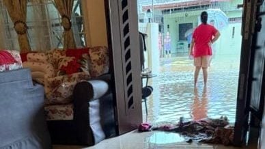 五一假日也逃不過一淹 強降雨量讓巴生數區變水鄉