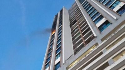 雪双溪毛糯公寓失火　三人获救惟吸入浓烟送院