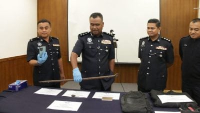 破门行窃犯罪组织在路阳活动 亚庇警方捕4人追缉1人
