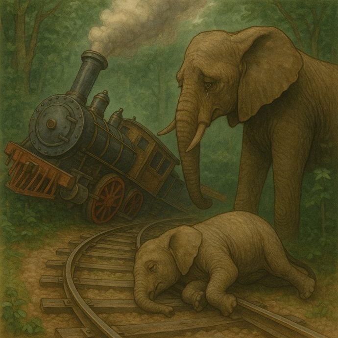 1894小象被撞死