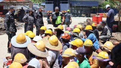 移民局取缔建筑工地 逮94非法移民