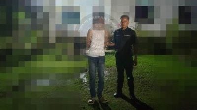摩托链条不见情绪失控  男子扬言杀家人被捕