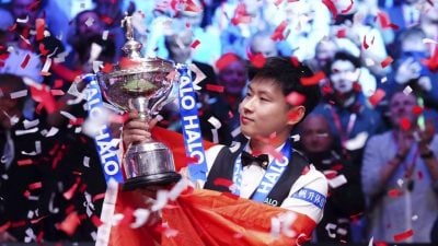 2025年斯诺克世锦赛| 亚洲人首登世界之巅  赵心童创造历史