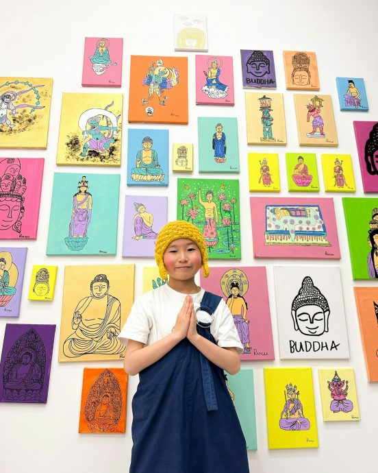 365天“一日画一佛”!日本佛系小画家“Rucu绘出童真温暖佛陀