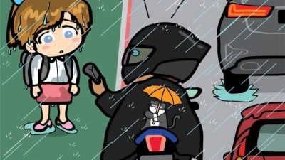 大雨中被尾随逃跑还被拦住 幸好遇上的是“雨中天使”
