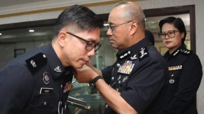 霹4警官升为副警监 王国豪任曼绒警区内安主任