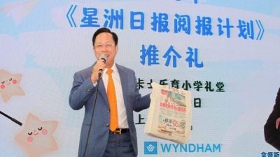 陈荣洲：珍惜学华文机会 鼓励学生养成阅报习惯