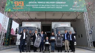 实现物流车队现代化  99 Speedmart接收电动卡车