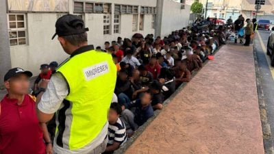 登州移民局扫荡非法外劳　巴士总站一带17人被捕
