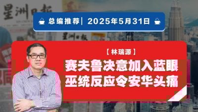 【总编推荐】林瑞源：赛夫鲁决意加入蓝眼 巫统反应令安华头痛