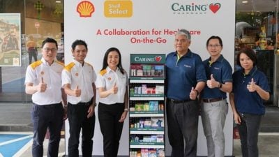 Shell Malaysia 携手康宁药剂　逾600间油站便利店增设健康专区