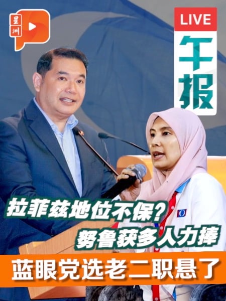 公正党党选多变数 拉菲兹老二宝座不保？获力捧的努鲁出面回应