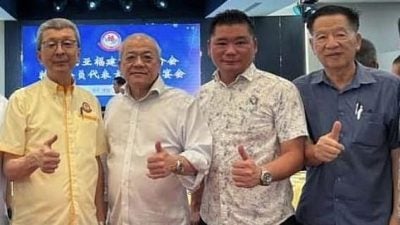 吴添泉全力支持林福山 寻求连任马福联总会长