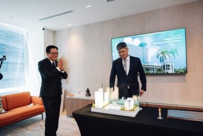 进驻新加坡滨海湾第二大厦 . 佰都利设首家海外代表处