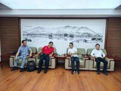 汶福州十邑同乡会访古田 . 刘世泉：加强与祖籍地联系