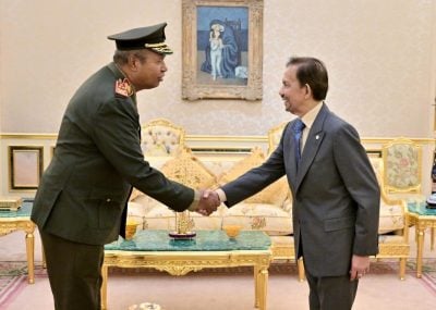 苏丹接见东帝汶国防司令