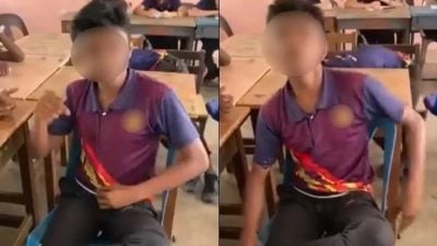 不专心听课还顶撞老师 男生坦言上学只有1目的