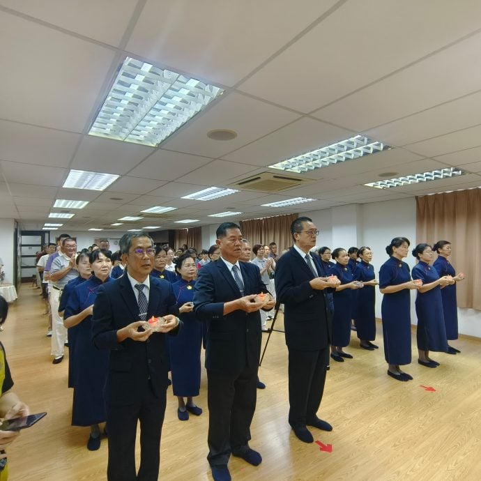 东(已发布):慈济淡属联络处三节合一“万人浴佛聚福缘”庆典 约200人参与 场面庄严祥和