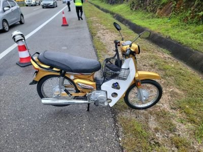 疑失控撞分隔島  18歲騎士摔馬路不治