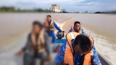 划木筏去榴梿园被冲走    男子吉兰丹河上获救
