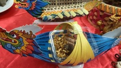 丹紫灵阁妇女组品尝会   各籍贯粽子满室飘香