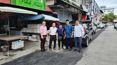 波格槟榔巴刹  破损道路已获修补