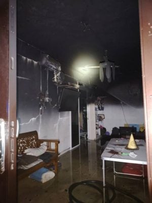 东：已签发：角头双层排屋发生火患，一名少女及一名男童受伤。
