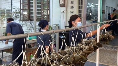 筹建丹州静思堂活动 慈济4200福慧粽 获热烈支持